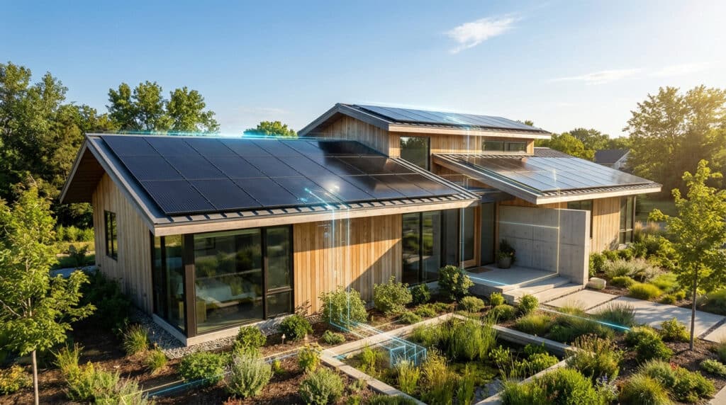modern solar home powering a sustainable future